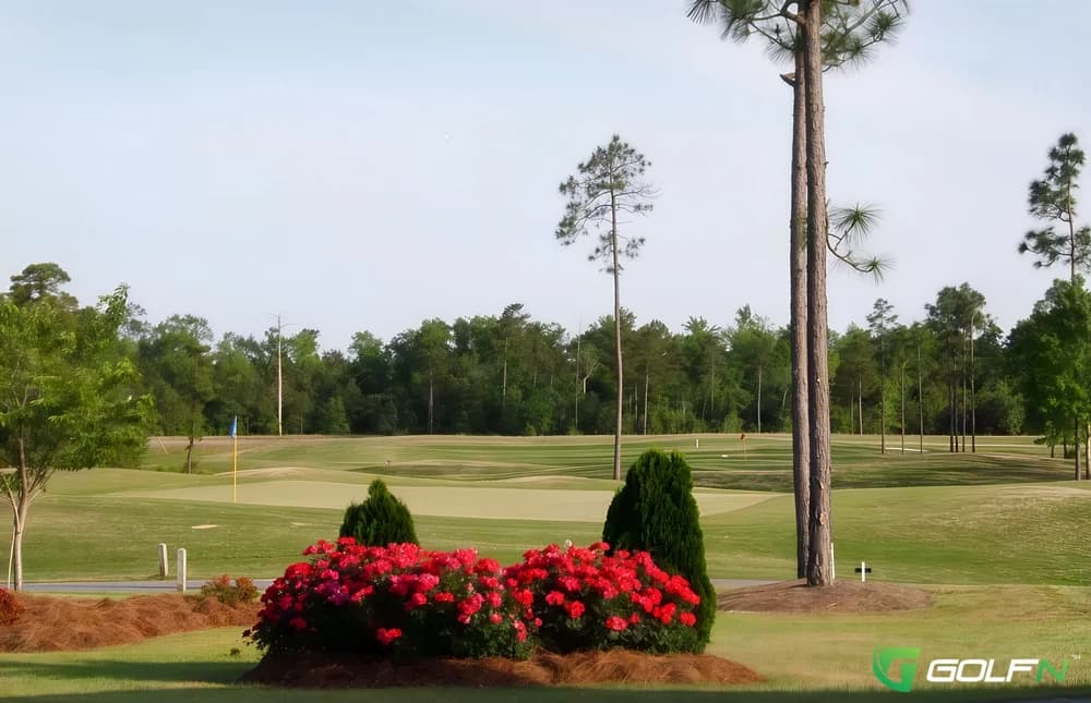 Bear Trail Golf Course in Jacksonville, North Carolina — semi-private, 18-hole golf course, designed by Rusty Simmons (2007)