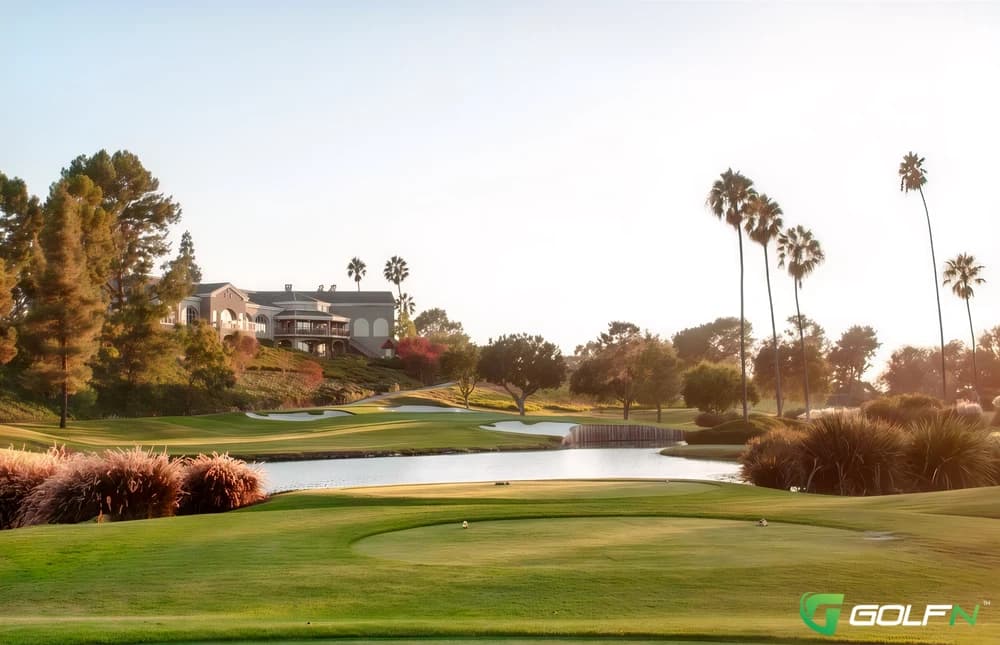 Mesa Verde Country Club in Costa Mesa, California — private, 18-hole golf course, designed by William F. Bell (1959)
