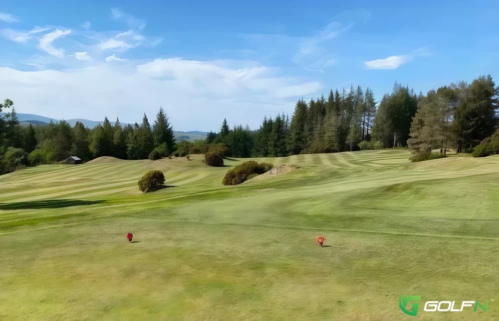 Gatehouse Golf Club in Gatehouse, Scotland — semi-private, 18-hole golf course, designed by Willie Fernie