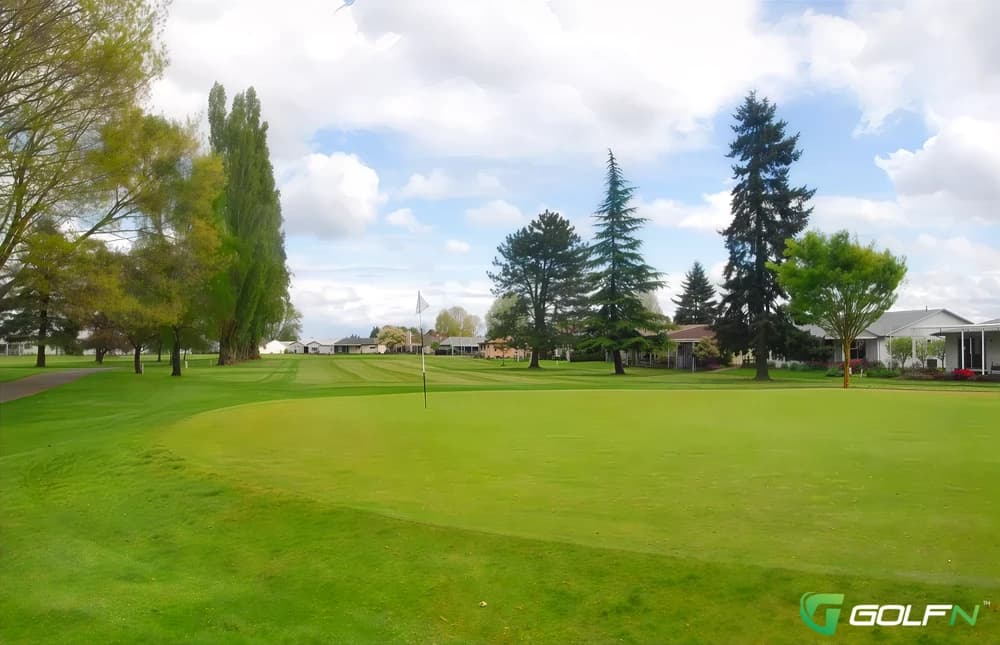 Senior Estates Golf & Country Club in Woodburn, Oregon — private, 18-hole golf course, designed by William Graham