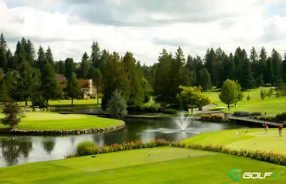 Meridian Valley Country Club in Kent, Washington — private, 18-hole golf course, designed by Ted Robinson, Sr. (1965)