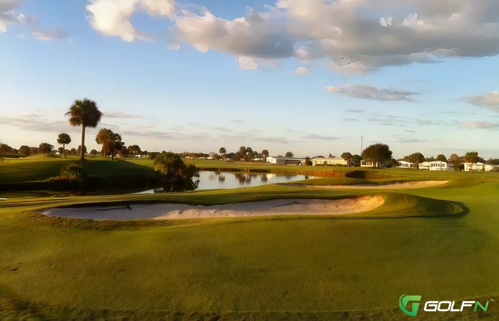 Barefoot Bay Golf & Recreation Park in Barefoot Bay, Florida — semi-private, 18-hole golf course, designed by Joe Lee (1972)
