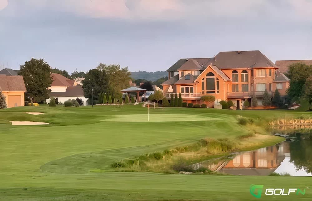 Roses Run Country Club in Stow, Ohio — semi-private, 18-hole golf course, designed by Brian Huntley (1998)
