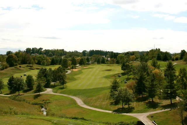 Eaglesticks Golf Club in Zanesville, Ohio — public, 18-hole golf course, designed by Dr. Michael Hurdzan