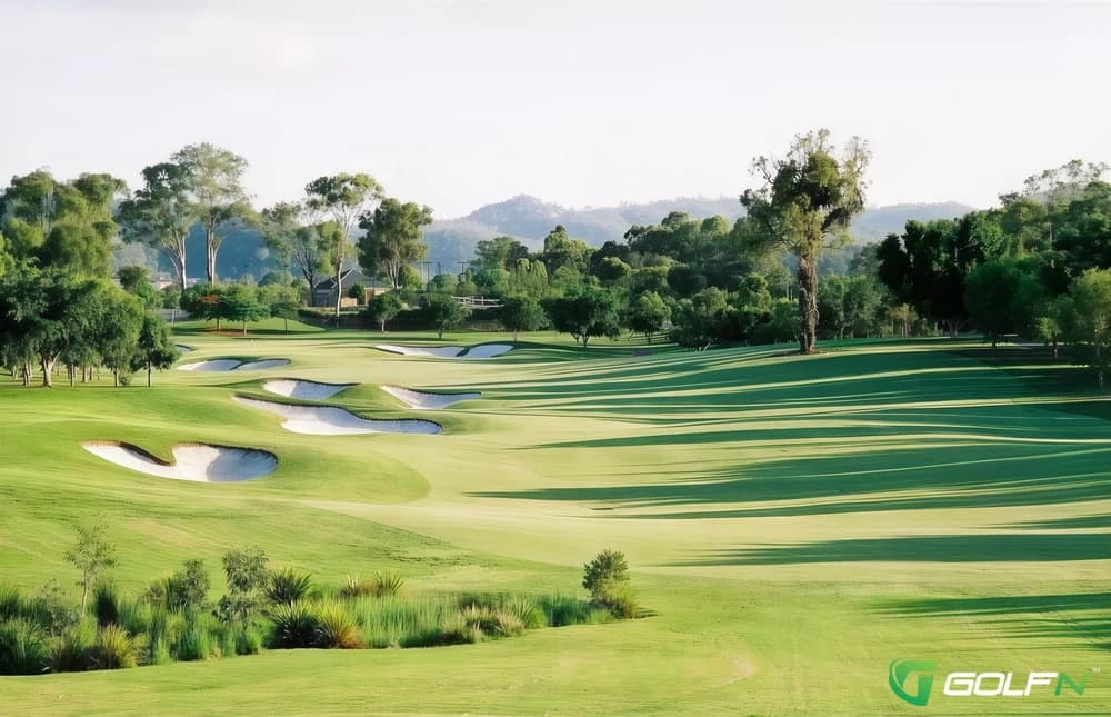 Glades Golf Club in Robina Town Centre, Queensland — resort, 18-hole golf course, designed by Greg Norman (2000)