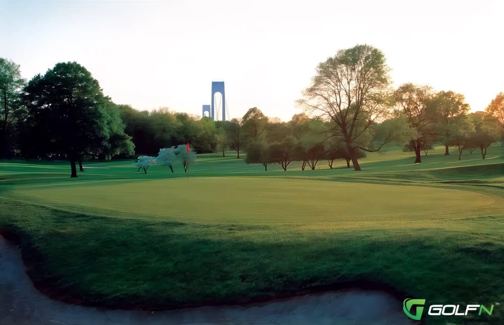 Dyker Beach Golf Course in Brooklyn, New York — public, 18-hole golf course, designed by John Van Kleek (1935)