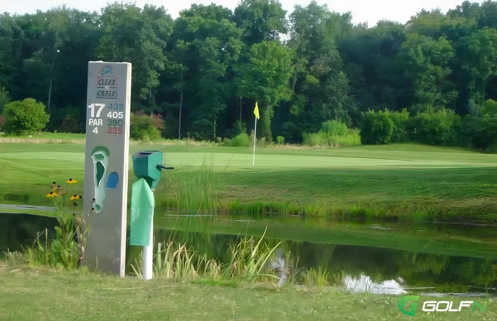 Clear Creek Golf Course in Huntington, Indiana — public, 18-hole golf course, designed by Lorin Helvie