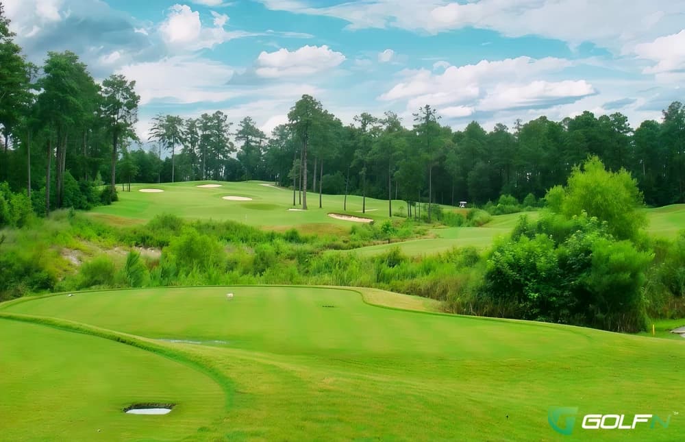 Lakes - Elkins Lake in Huntsville, Texas — private, 9-hole golf course, designed by Jeffery D. Blume (2002)