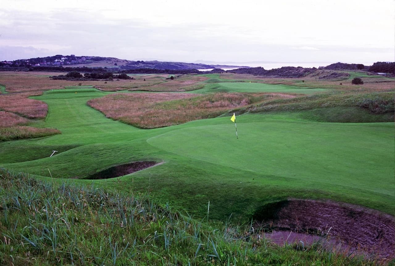 Muirfield Golf Club in Gullane, Scotland — private, 18-hole golf course, designed by H. S. Colt (1925)