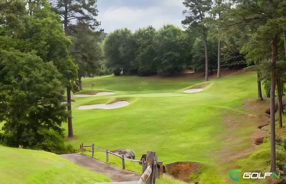Green Island Country Club in Columbus, Georgia — private, 18-hole golf course, designed by George Cobb (1961)