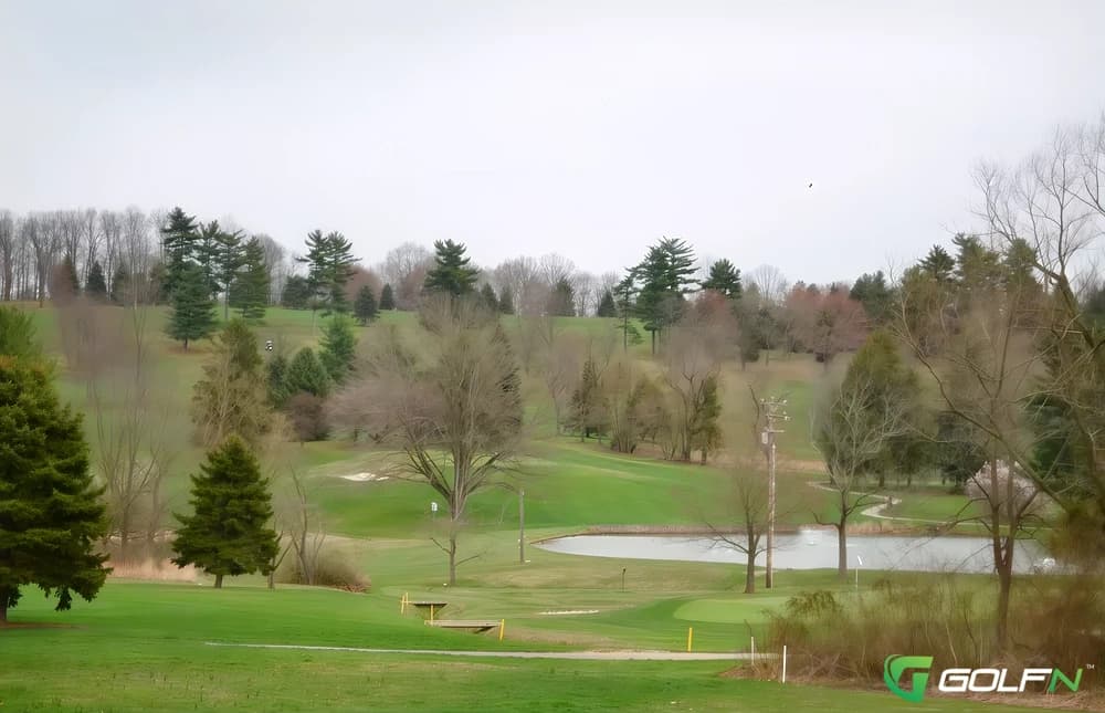 Bon Air Country Club in Glen Rock, Pennsylvania — private, 18-hole golf course, designed by David Gordon