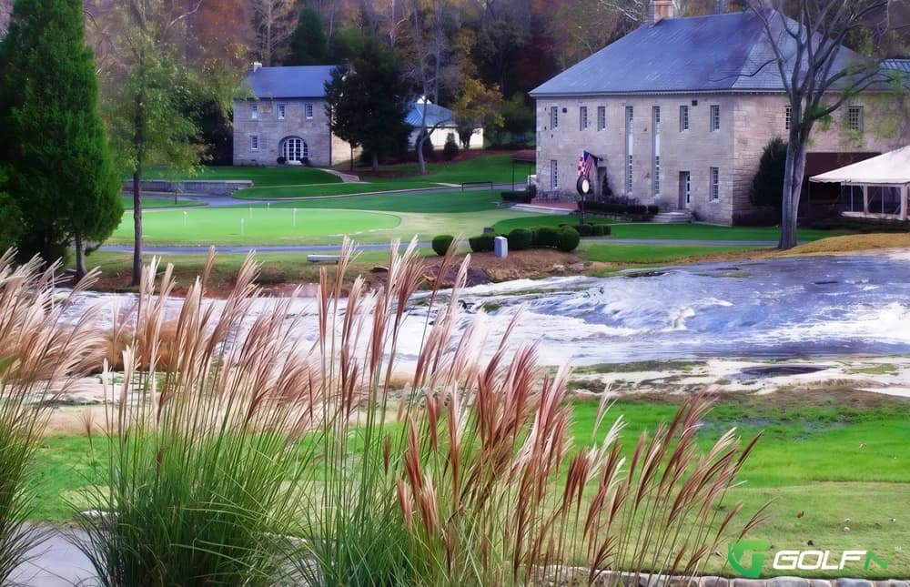 Foundry Golf Club in Powhatan, Virginia — private, 18-hole golf course, designed by J. K.Timmions (1990)
