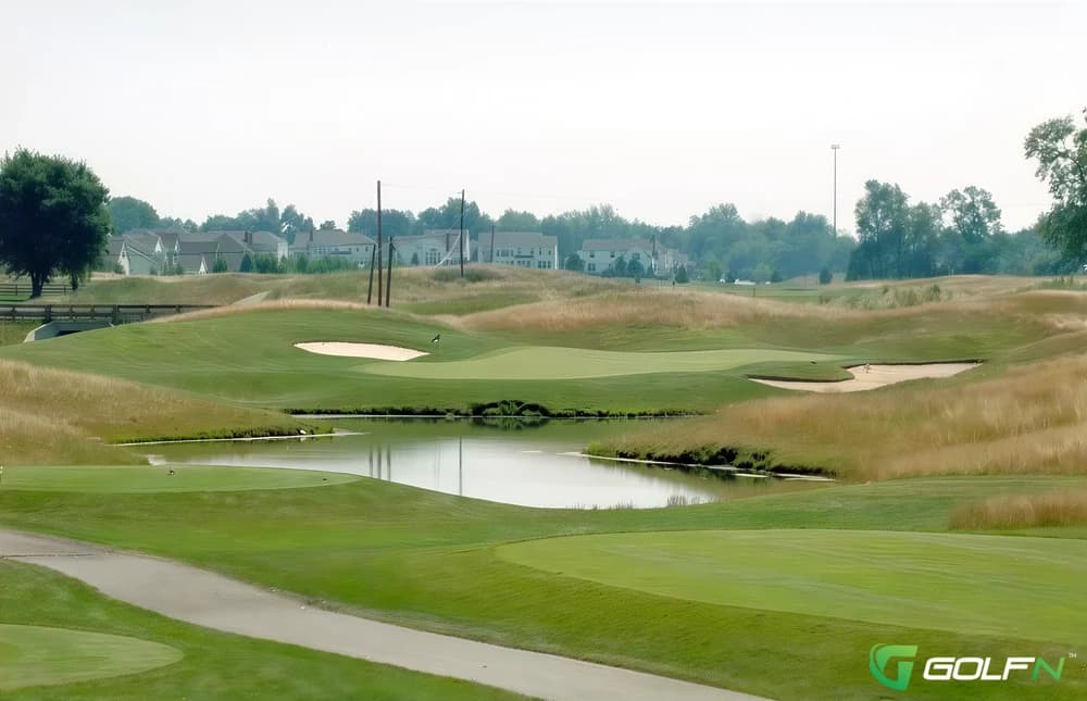 New Albany Links in New Albany, Ohio — public, 18-hole golf course, designed by Barry Serafin (1999)