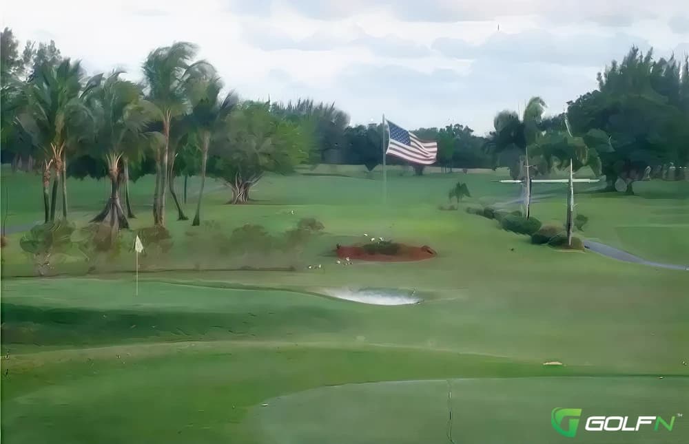 Par 3 - Hollybrook Golf & Tennis Club in Pembroke Pines, Florida — private, 36-hole golf course