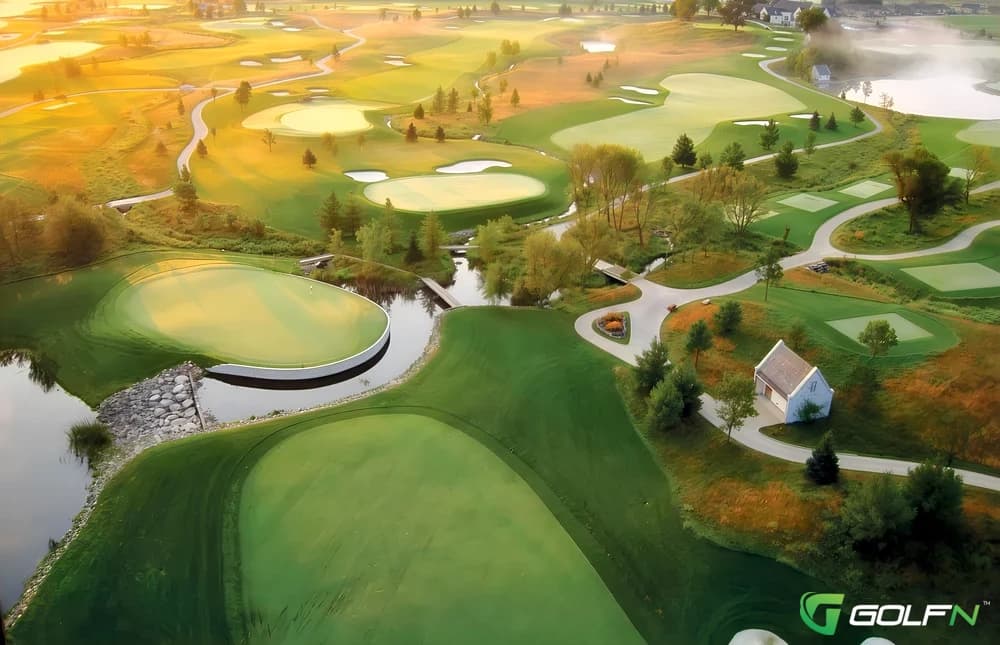 Somerby Golf Club in Byron, Minnesota — private, 18-hole golf course, designed by John Fought (2004)