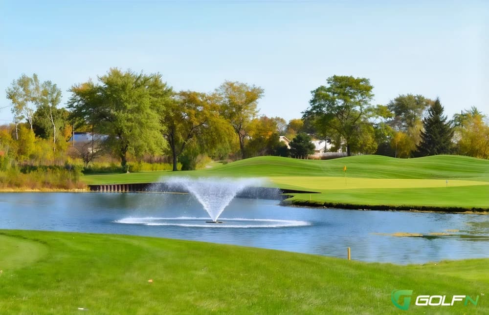 Willow Glen Golf Club in Great Lakes, Illinois — military, 18-hole golf course, designed by Paul Loague (2004)