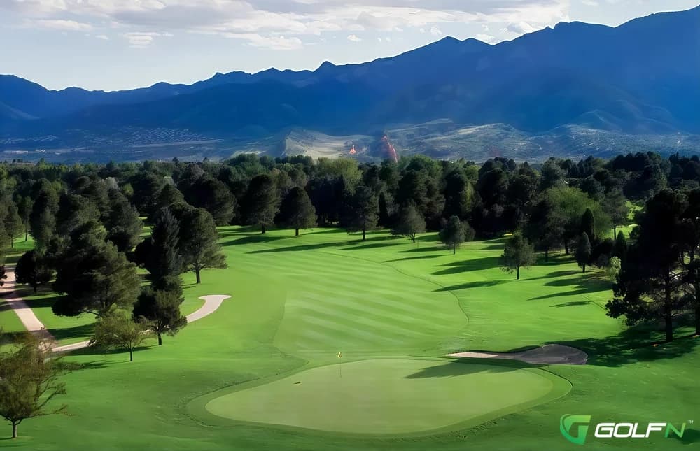 South - Garden Of The Gods Club in Colorado Springs, Colorado — resort, 27-hole golf course, designed by Mark Rathert (1998)