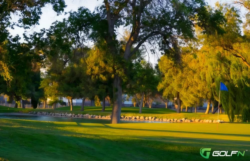Antelope Valley Country Club in Palmdale, California — private, 18-hole golf course, designed by William F. Bell (1954)