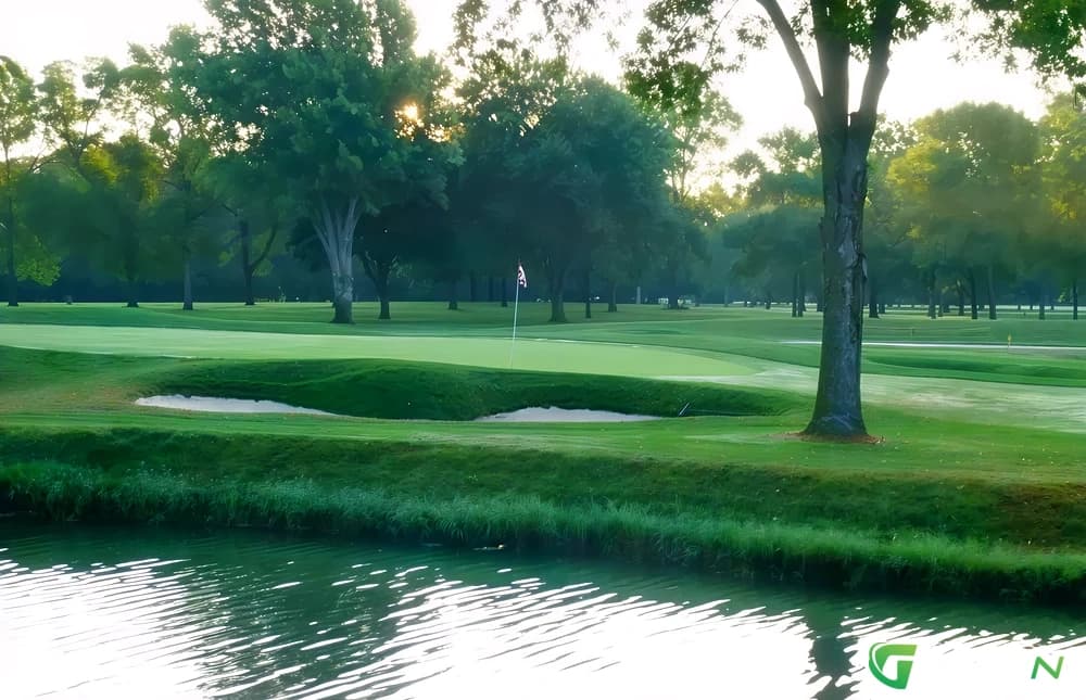 Mankato Golf Club in Mankato, Minnesota — private, 18-hole golf course, designed by William Langford (1954)