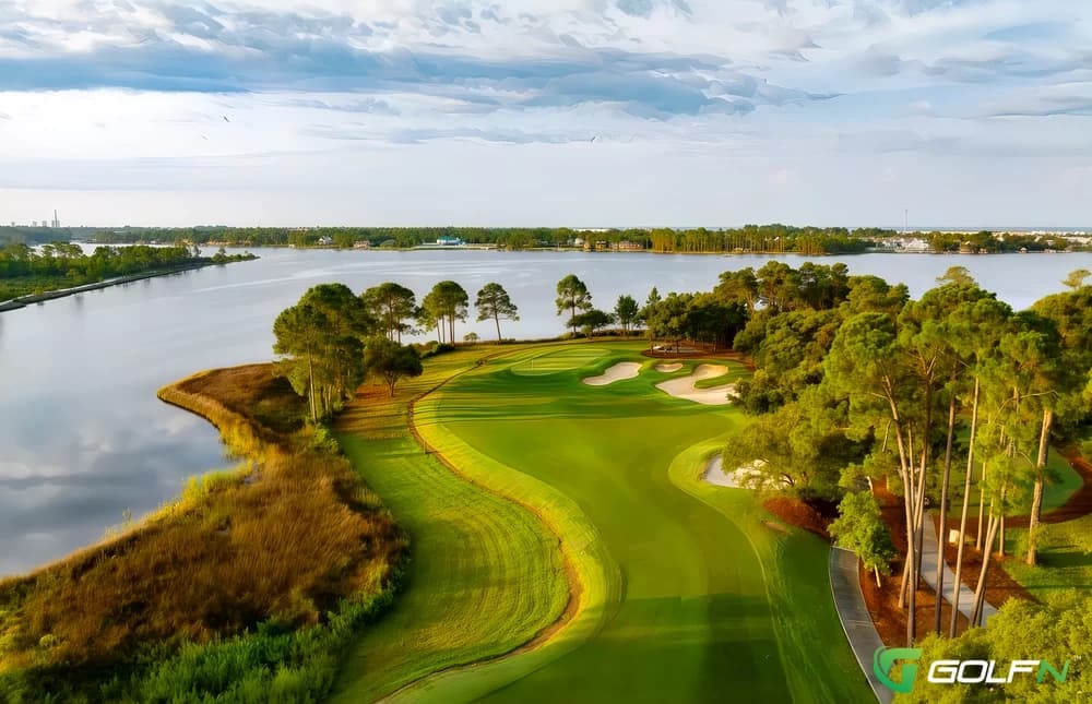 Sharks Tooth Golf Club in Panama City, Florida — private, 18-hole golf course, designed by Greg Norman (2002)