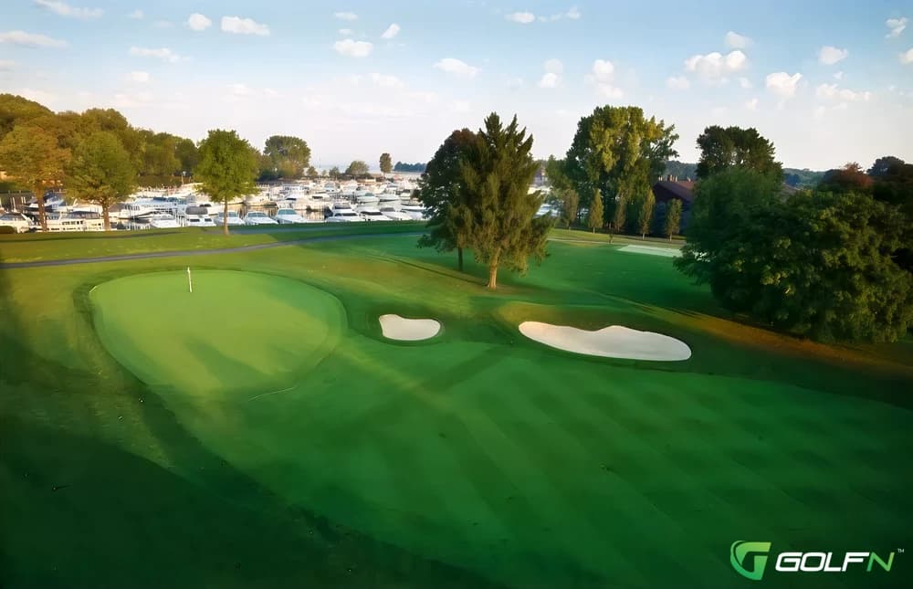 Catawba Island Club in Port Clinton, Ohio — private, 18-hole golf course, designed by Chips Letterhos