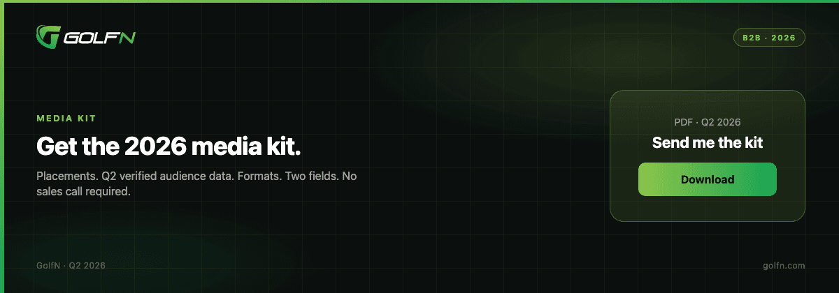 The GolfN media kit: audience, placements, and measurement
