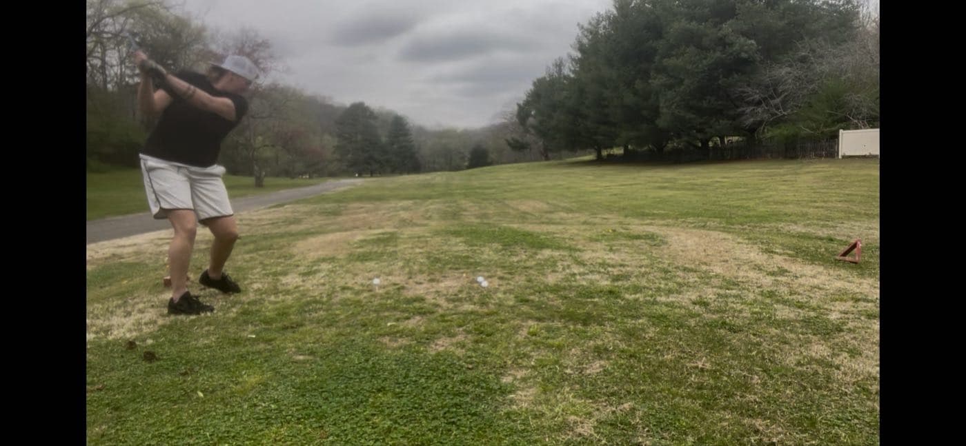 Golfer photo from a round at Old Stone Fort State Park Golf Course in Manchester, Tennessee