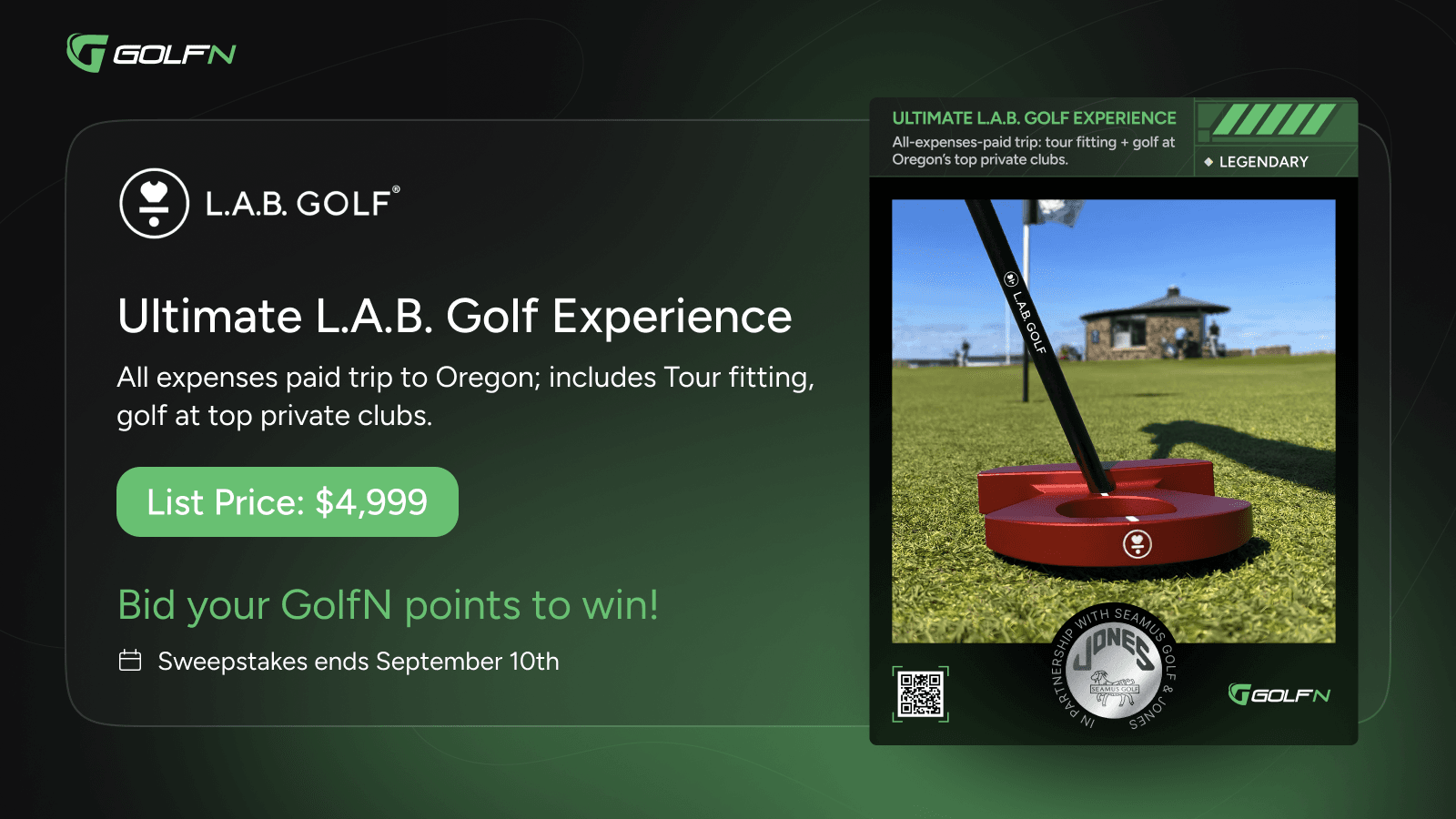 LAB Golf Sweepstakes