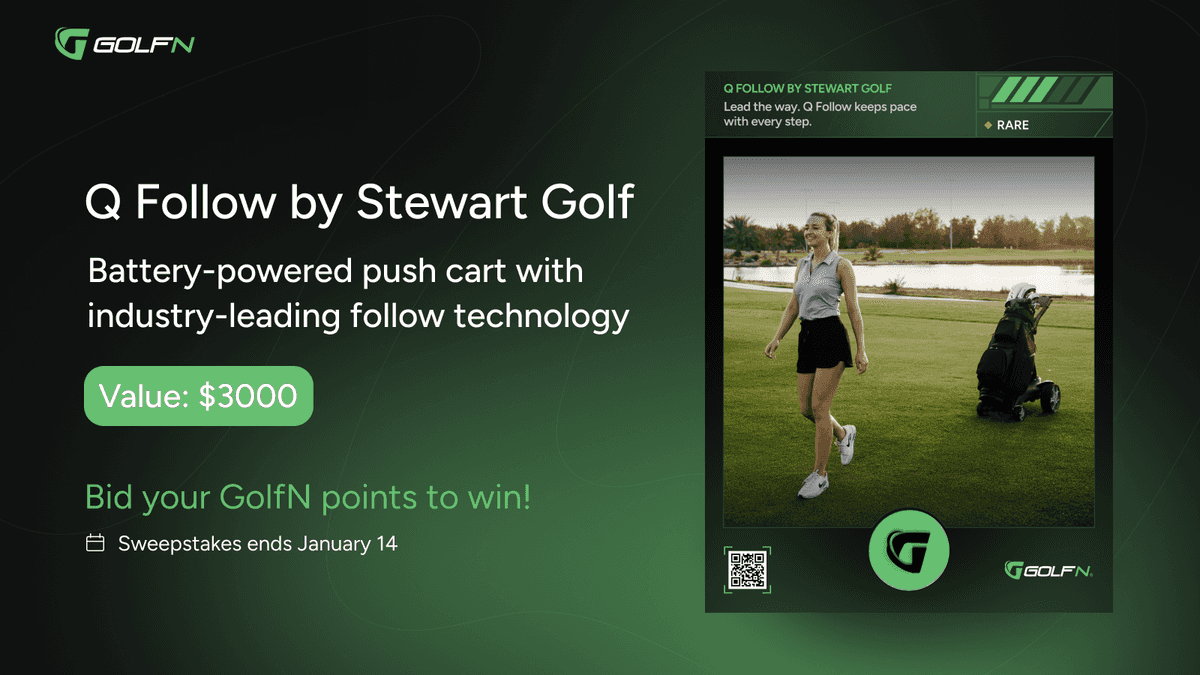 Walk the Course Like a Pro: Enter to Win the Stewart Golf Q Follow