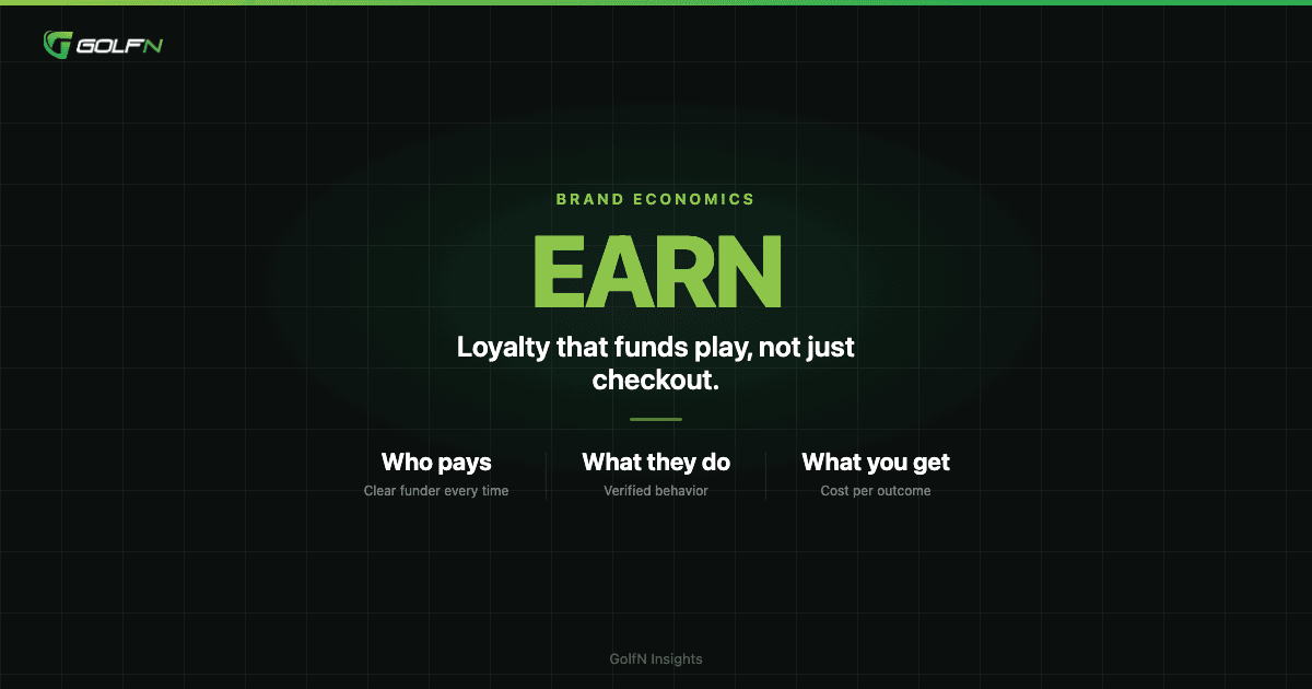The Economics of Golf Loyalty & Rewards Programs for Brands