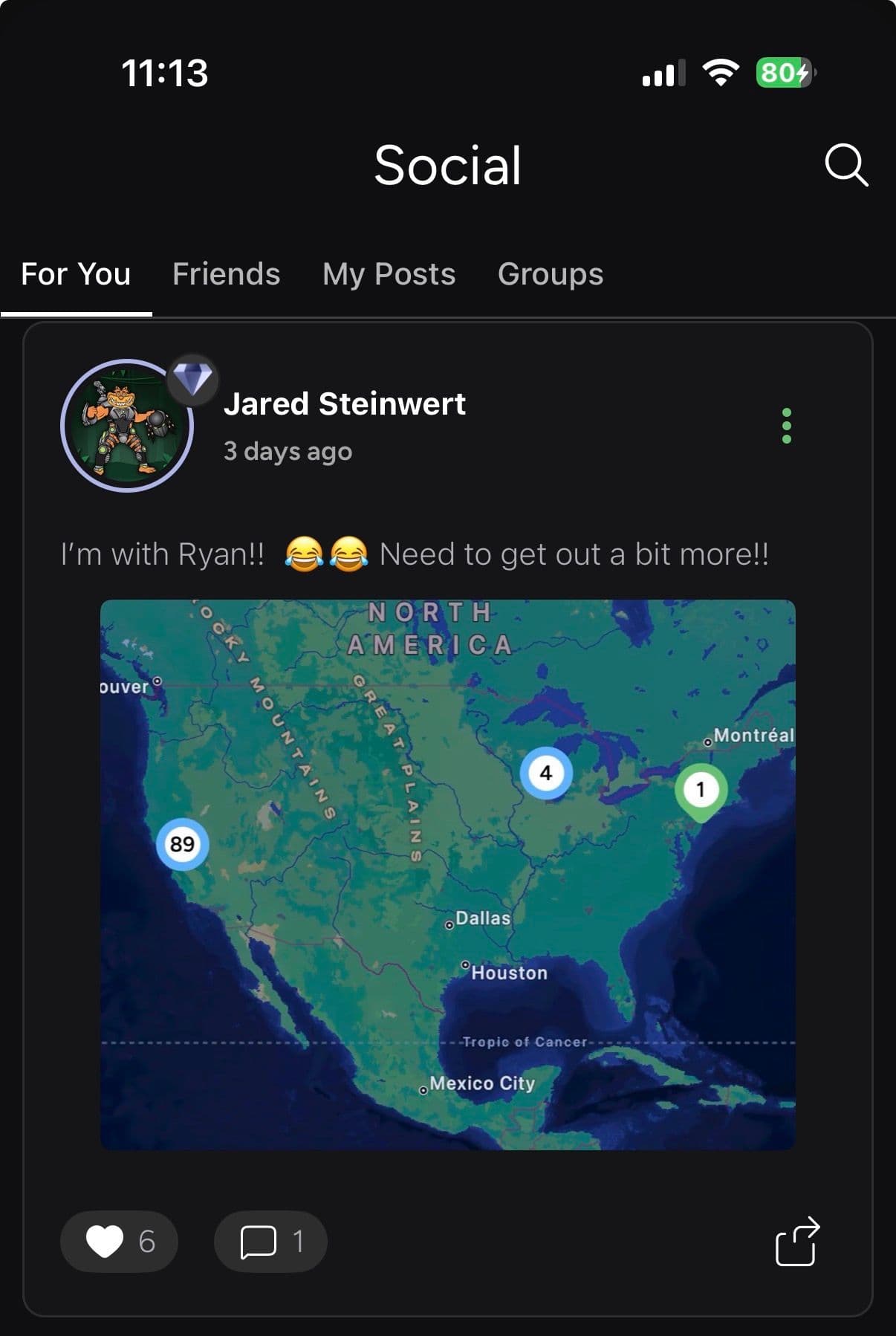 Golf Course map