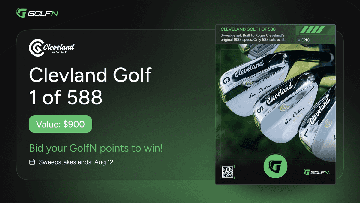 Win the Cleveland Golf Limited Edition 588 Tour Action: The Last of a Sold-Out Wedge Set