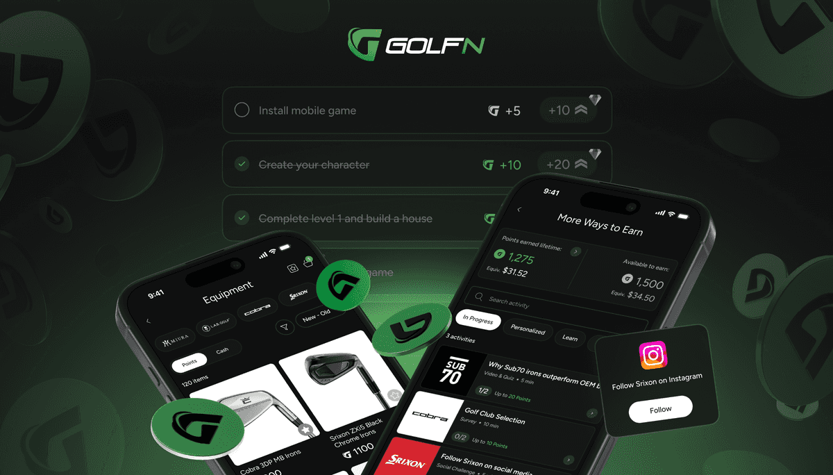 Here's how to earn Rewards for Golf without getting off your couch
