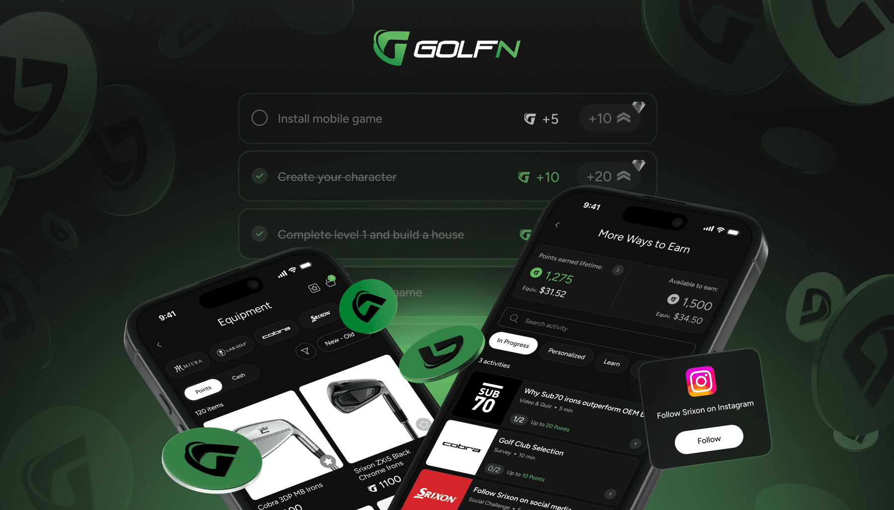 Here's how to earn Rewards for Golf without getting off your couch