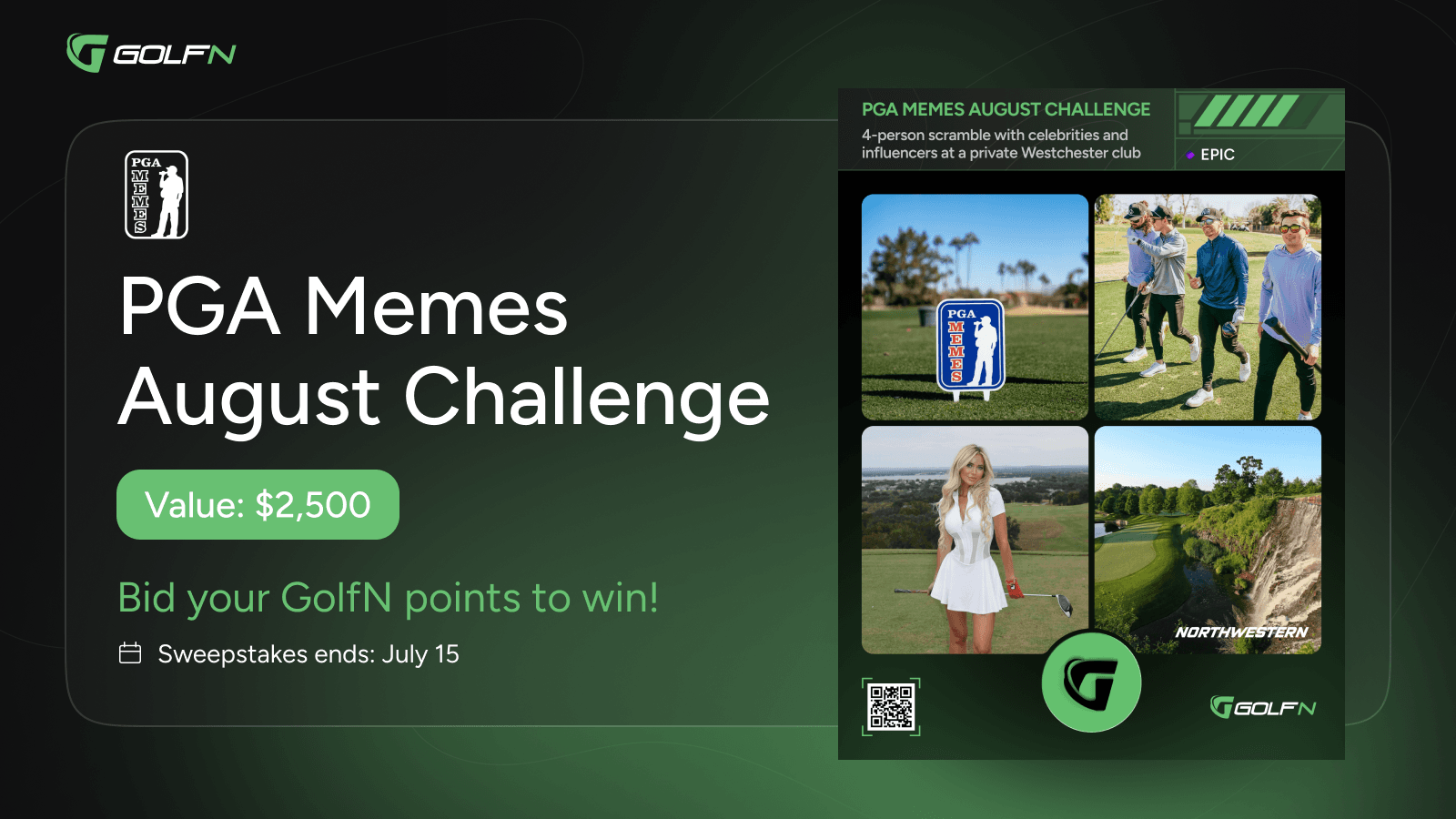 Win a Foursome to the PGA Memes New York Event at Trump National Westchester