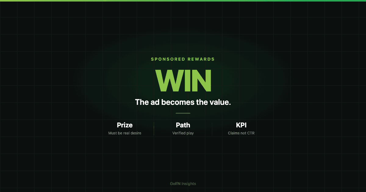 How to Launch a Sponsored Rewards Campaign on a Golf App