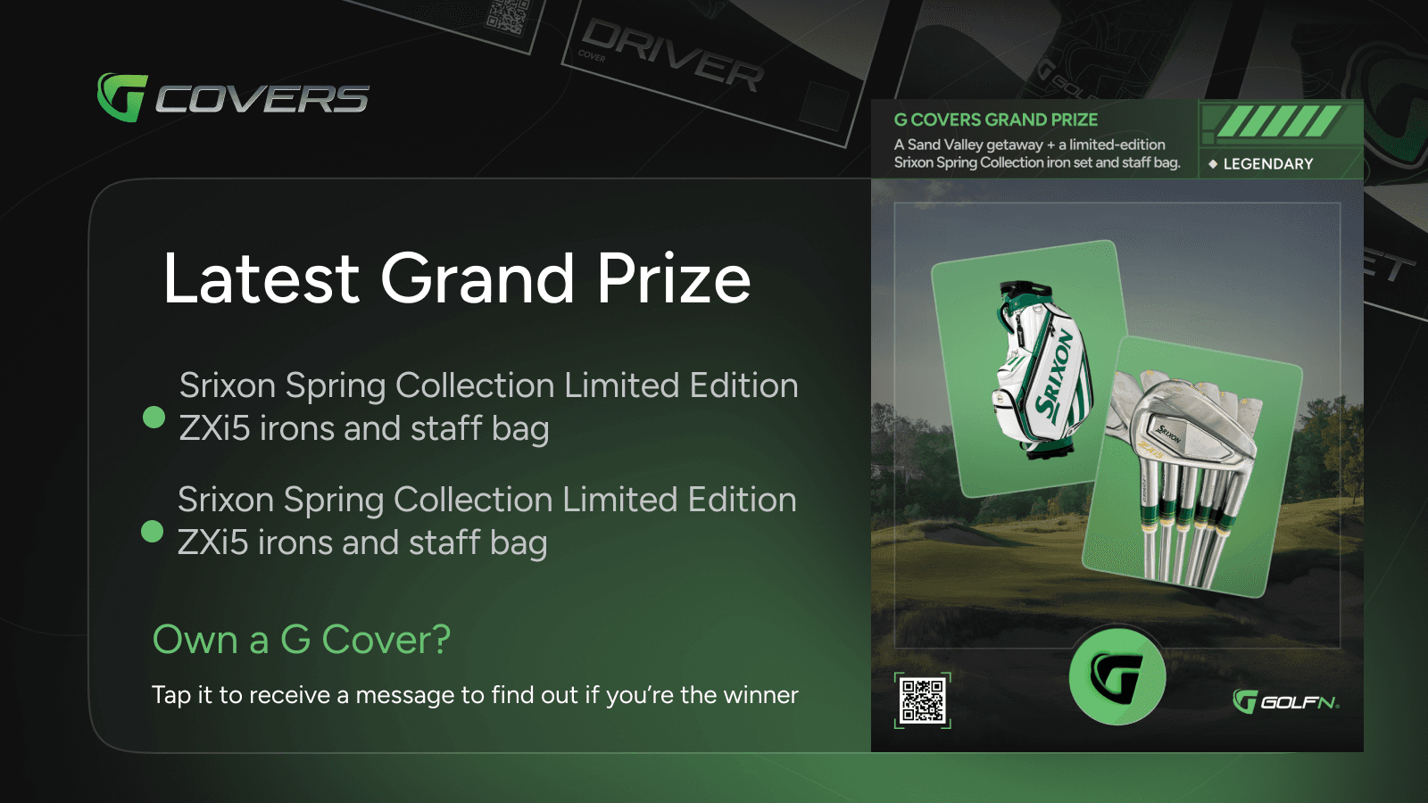 The 4th G Covers Grand Prize Is Here: Srixon and Sand Valley combo