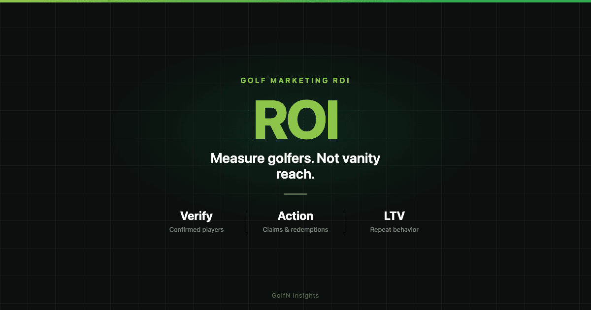 Measuring Golf Marketing ROI: Metrics That Aren't Vanity