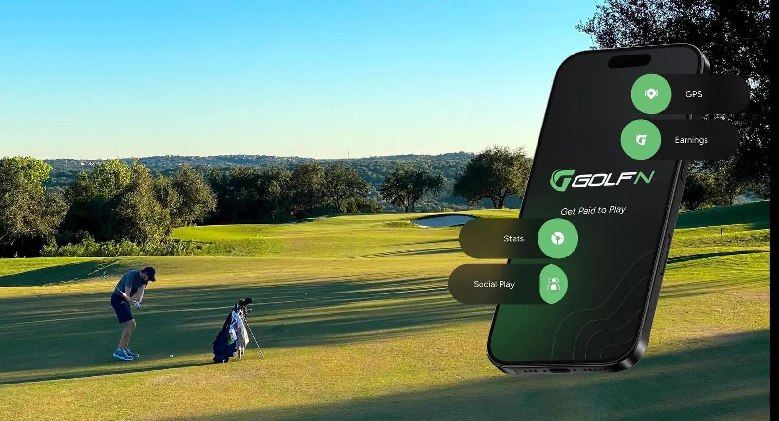 The new GolfN app: A digital caddie that pays you to use it