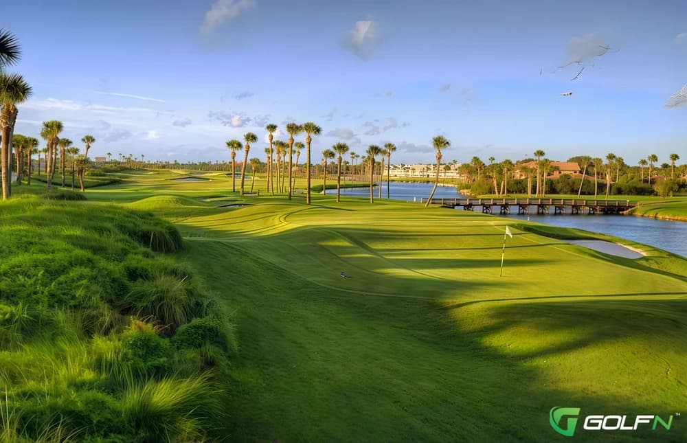 Lagoon - Ponte Vedra Inn & Club in Ponte Vedra Beach, Florida — resort, 36-hole golf course, designed by Robert Trent Jones, Sr. (1954)