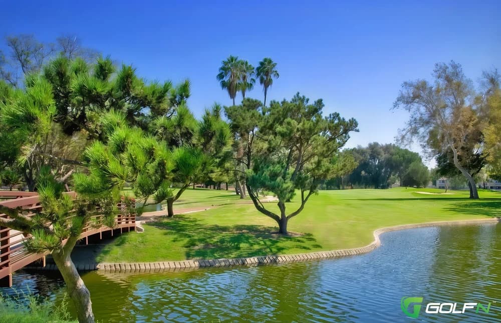 Los Amigos Country Club in Downey, California — public, 18-hole golf course, designed by William F. Bell (1966)