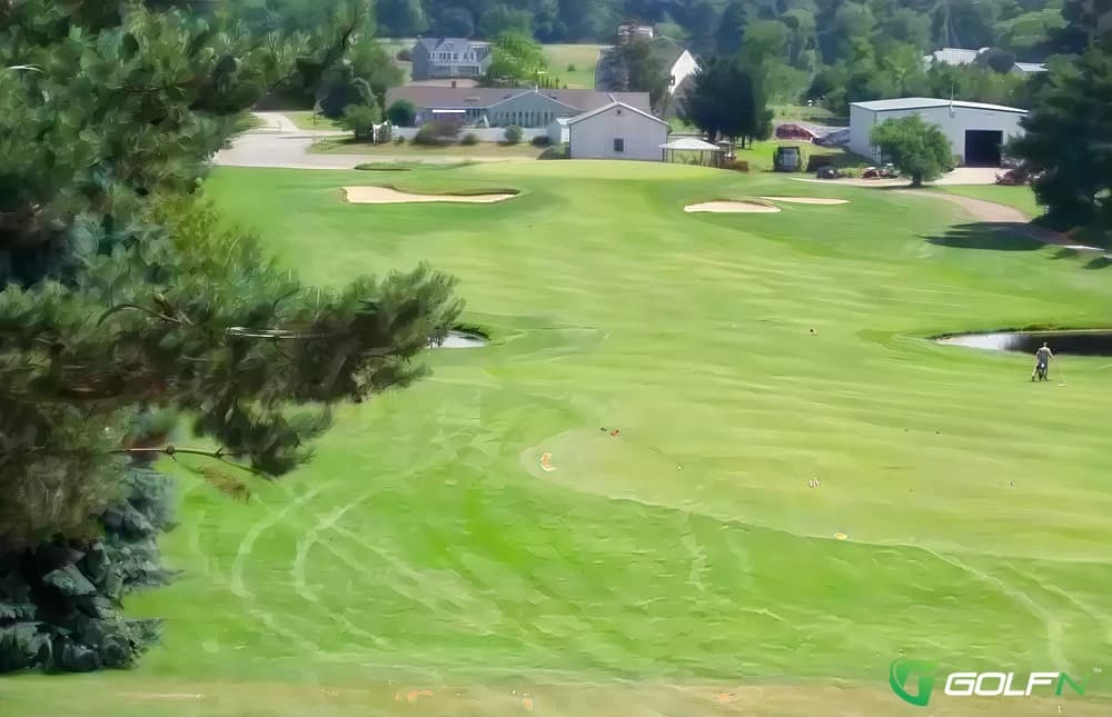 Dutch Elm Golf Club in Arundel, Maine — public, 18-hole golf course, designed by Lucien Bourque