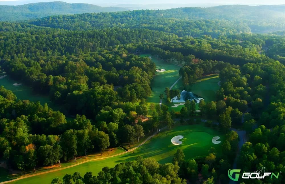 Desoto - Hot Springs Village in Hot Springs Village, Arkansas — private, 36-hole golf course, designed by Ed Ault (1972)