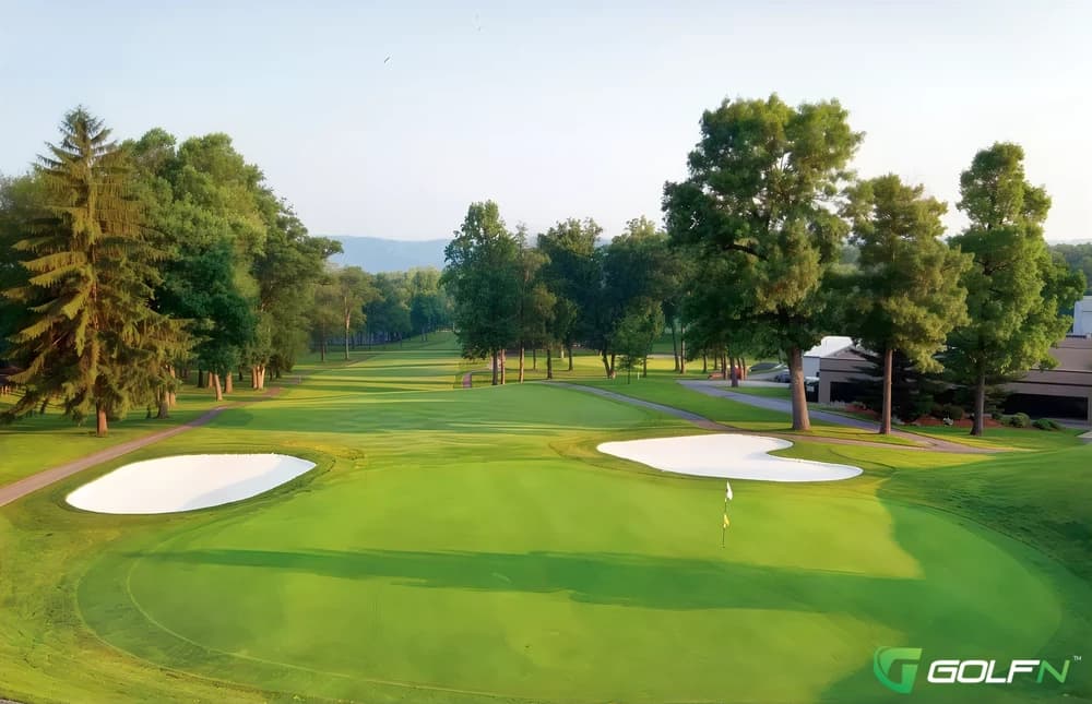 Lakeview - Lakeview Resort in Morgantown, West Virginia — resort, 36-hole golf course, designed by James Harrison (1950)