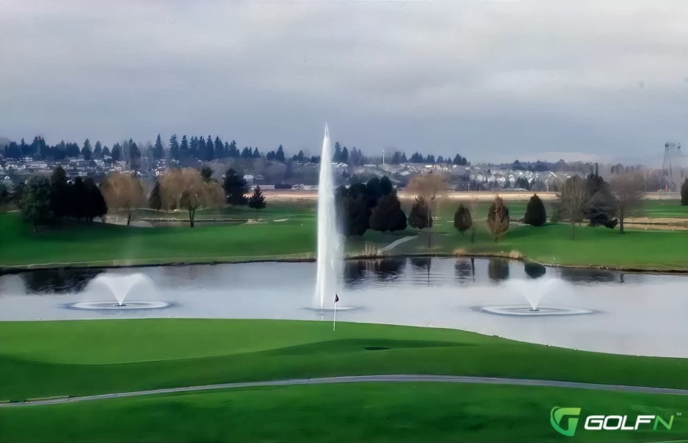 Canal - Northview Golf & Country Club in Surrey, British Columbia — public, 36-hole golf course, designed by Arnold Palmer (1995)