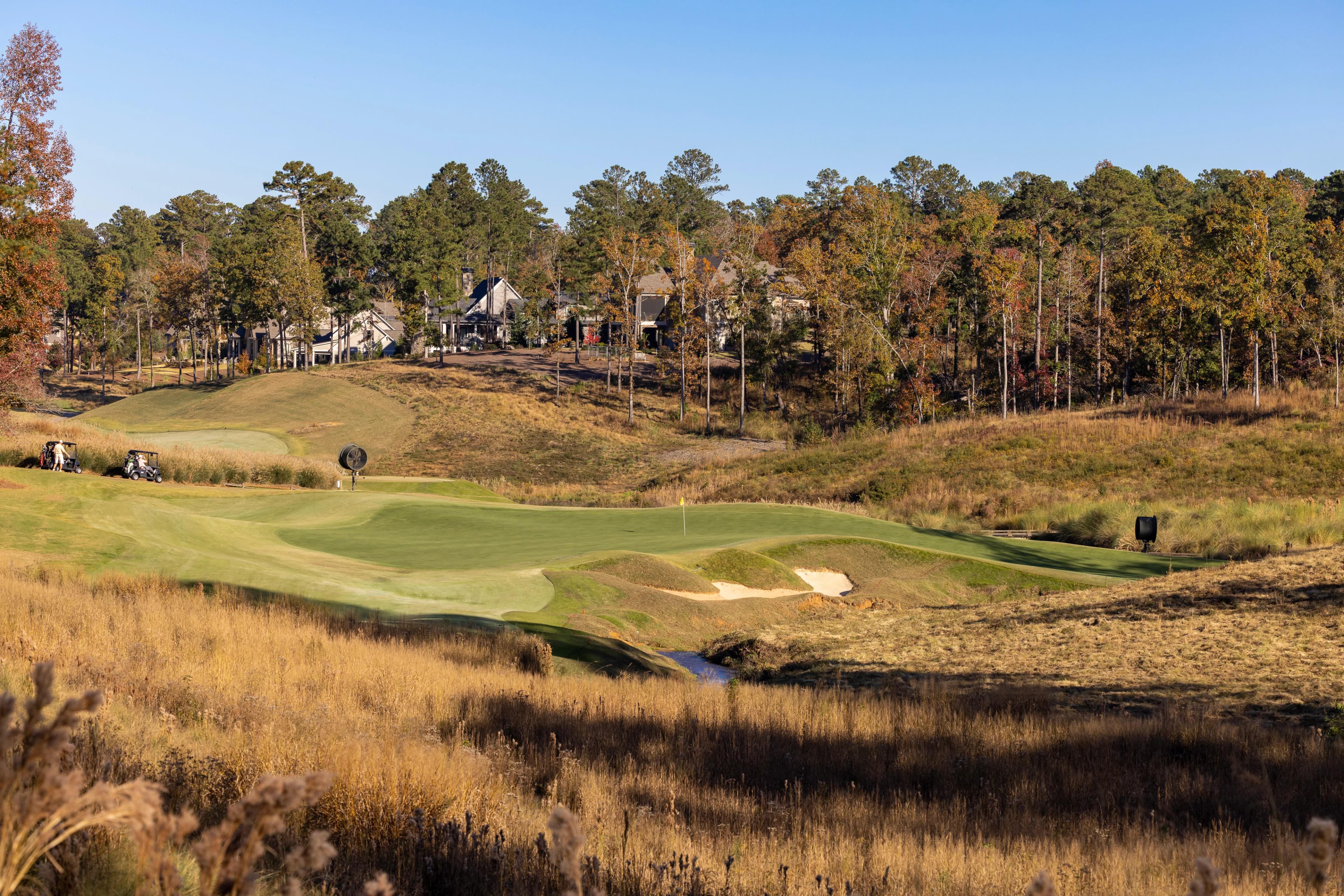 The Crooked Creek Golf Club in Alpharetta, Georgia — semi-private, 36-hole golf course, designed by Michael Riley (1996)
