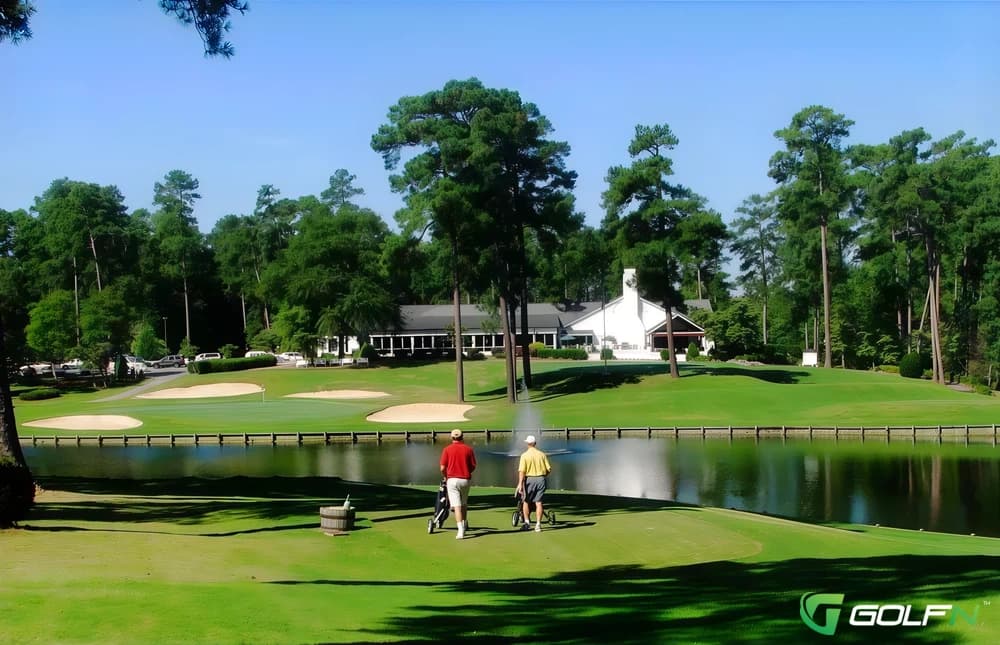 Brook Valley Country Club in Greenville, North Carolina — private, 18-hole golf course, designed by Ellis Maples (1966)