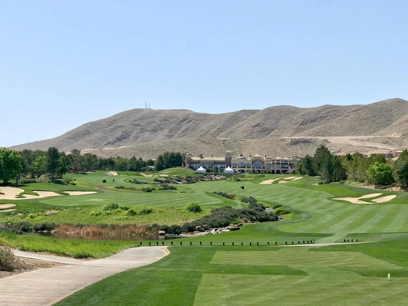 Southern Highlands Golf Club in Las Vegas, Nevada — private, 18-hole golf course, designed by Roger Rulewich (1992)