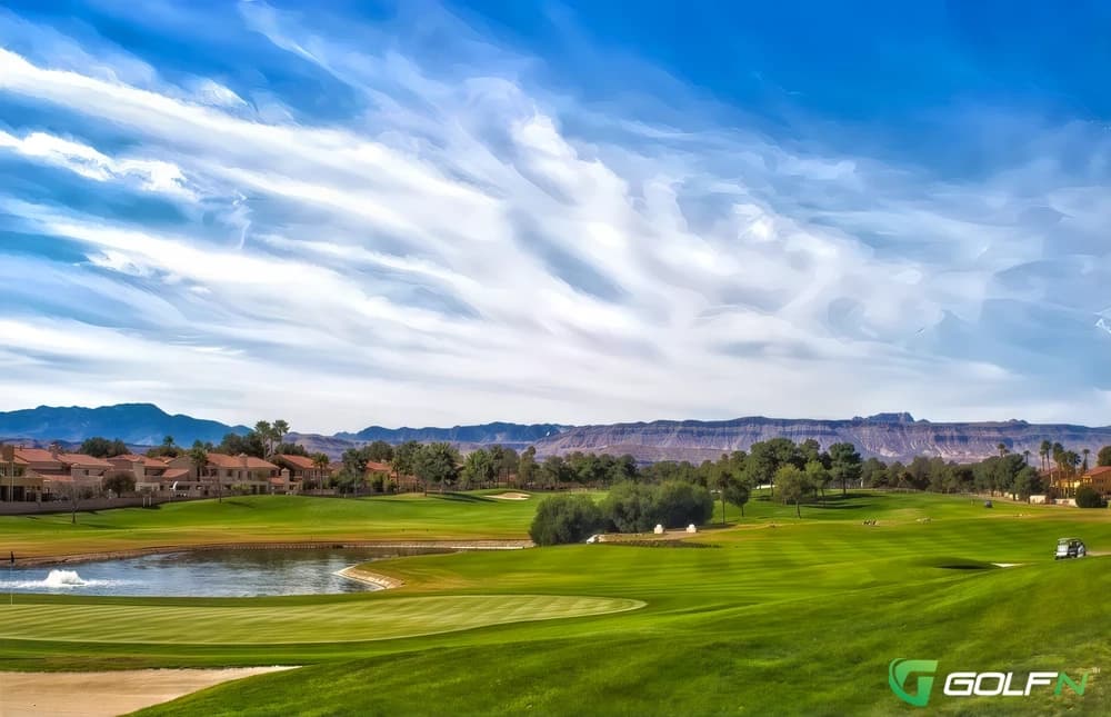 Lakes - Spanish Trail Country Club in Las Vegas, Nevada — private, 27-hole golf course, designed by Robert Trent Jones, Jr. (1984)