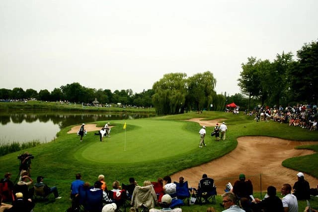 Glen Abbey Golf Club in Oakville, Ontario — semi-private, 18-hole golf course, designed by Jack Nicklaus (1976)
